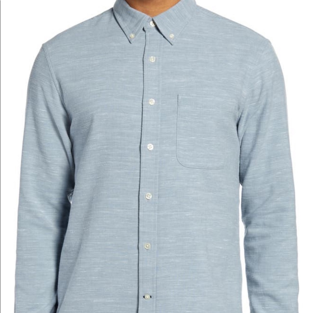 Club Monaco slim fit Mélange Button Down